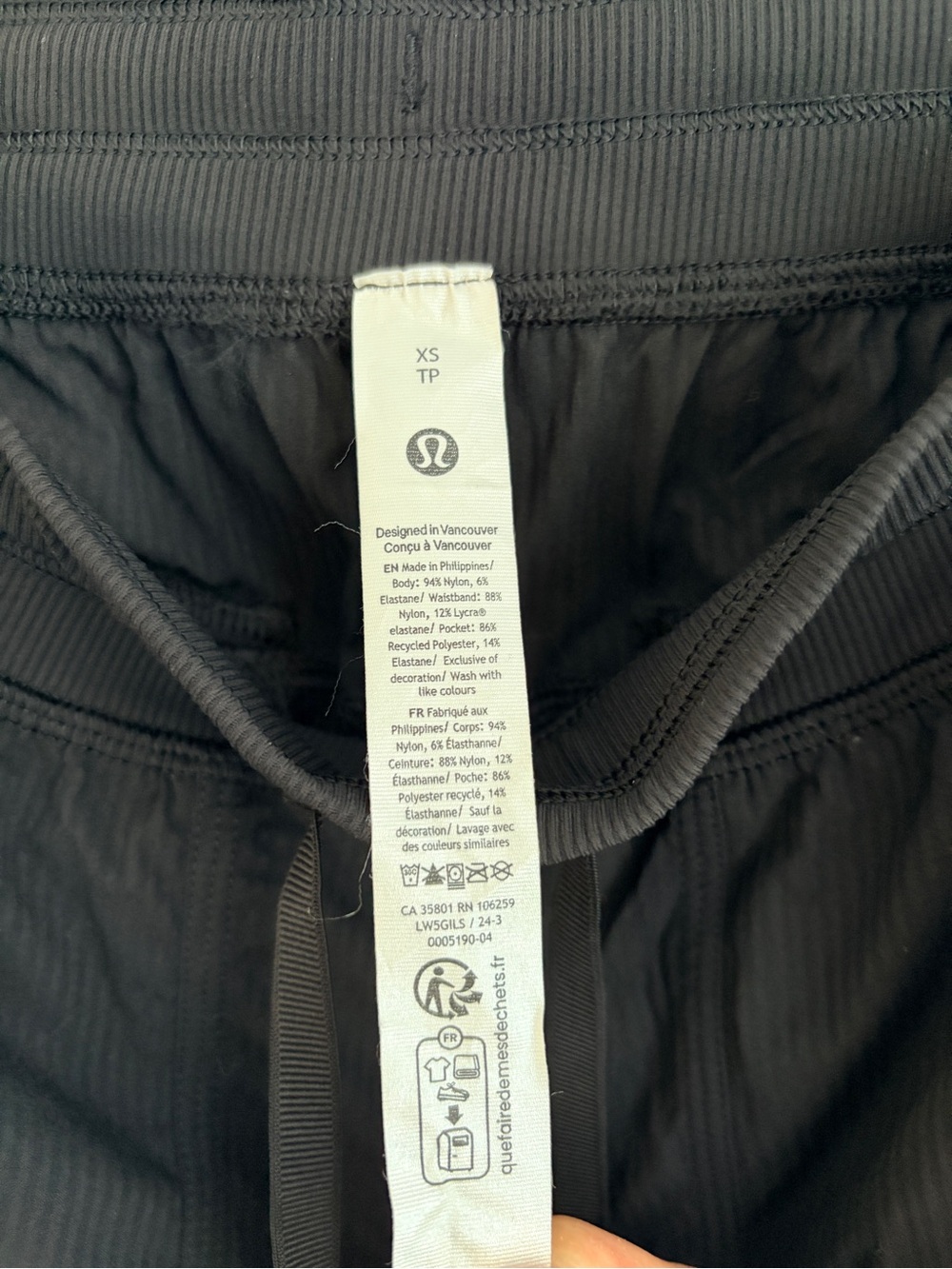 Lululemon Dance Studio Relaxed-Fit MR Cargo Pant BLK XS - Picture 4 of 5